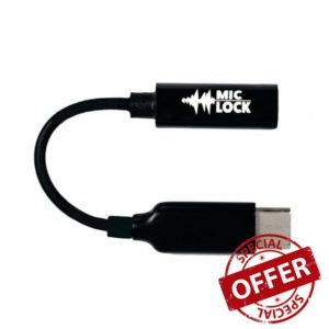 Mic-Lock USB C with SoundPass - Microphone Audio and Data Security - Privacy Protector for Laptops