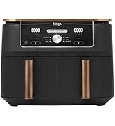 Ninja Double Stack XL Air Fryer, Vertical Dual Drawer Air Fryer with 4 cooking levels, 2 Drawers ...