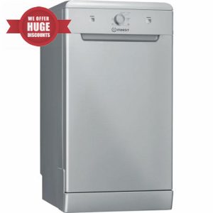 Indesit DF9E 1B10 S UK 9 Place Setting Slimline Dishwasher - Silver            [Energy Class F]