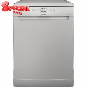 Indesit Push & Go D2F HK26 S UK 14 Place Setting Dishwasher - Silver            [Energy Class E]