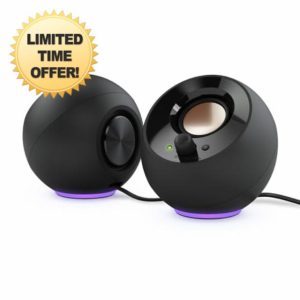 CREATIVE Pebble SE Minimalist 2.0 USB-C Powered PC Speakers with RGB Lighting