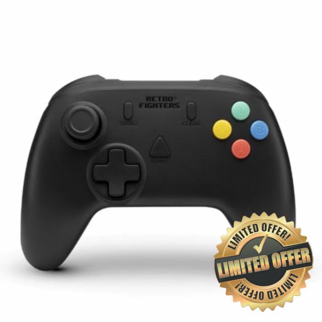 RETRO FIGHTERS/StrikerDC Wireless Dreamcast ドリームキャスト専用 ワイヤレスコントローラ Black