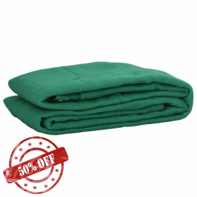 idaXL Green Trailer Net/Cargo Truck Bed Mesh Organizer 3x5m HDPE - Durable & Sturdy with Fine Mesh