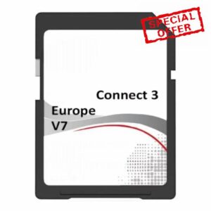 SAT NAV For Nissan Connect 3 V7 | Compatible with Nissan Connect 3 infotainment GPS Systems | Europe & UK Maps for Juke Navara Note Pulsar Qashqai X-Trail Tiida Leaf Micra