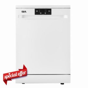 SIA SFSD6013W 60cm White Freestanding Dishwasher