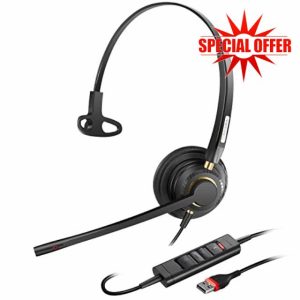 Arama USB Headset with Microphone Noise Cancelling