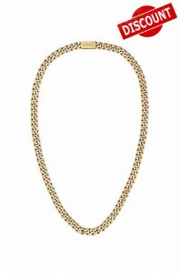 BOSS Jewelry Men's CHAIN FOR HIM Collection Chain Necklace Yellow gold - 1580402