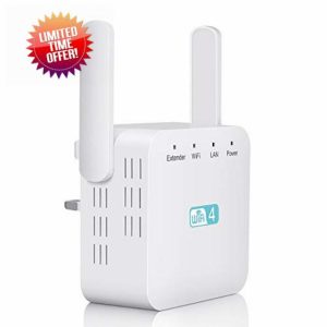 WiFi Extender Booster WiFi Booster 2.4GHz 300Mbps WiFi Extender High Speed WiFi Booster Range Extender with Ethernet Port