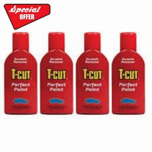 T-Cut Scratch Remover Spray 500ml(Pack of 4) | Quick & Easy Car Paint Repair Solution | Effective Solution for Light Scratches | Restore Car Paintwork Effortlessly | Fast Acting & Easy Applicatio