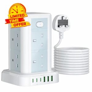 3M Tower Extension Lead with USB