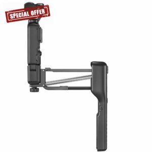XBERSTAR Handheld Stabilizer for DJI Osmo Pocket 3 Head Handheld Stabilizer Collapsible Z-Axis Shock Absorber Compatible with DJI Osmo Pocket Camera Gimbal (Black)