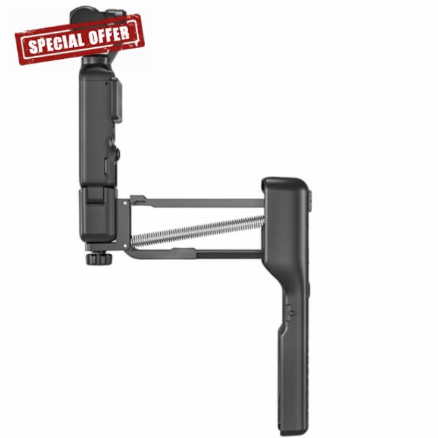 XBERSTAR Handheld Stabilizer for DJI Osmo Pocket 3 Head Handheld Stabilizer Collapsible Z-Axis Shock Absorber Compatible with DJI Osmo Pocket Camera Gimbal (Black)