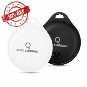 QING CAOQING Air Tracker Tag 2 Pack with Find My App(iOS ONLY)