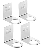 BiJun Wall Mount Soap Bottles Dispenser Holder, Hand Pump Bottles Stand Wall Mount Hanging Jar Ra...