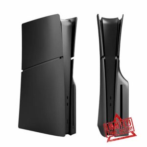 Wedorat FacePlates for PS5 Slim Disc Edition Cover Plate for PS5 Slim Premium ABS Replacement Plates Anti-Scratch Dustproof Protective Shell Case for Playstation 5 Slim Accessories Black