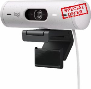 Logitech Brio 500 Full HD Webcam with Auto Light Correction