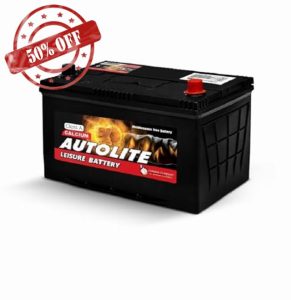 130AH AUTOLITE LEISURE BATTERY ULTRA DEEP CYCLE FOR CARAVAN/MOTORHOME/BOAT/R