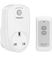 Remote Control Sockets, TESSAN Remote Control Plug Socket, Remote Socket with 30m Operating Range...