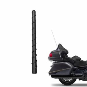 Motorcycle Short Antenna Fit for Honda Goldwing GL1800 (2001-2017) | F6B (2013-2017) | 7" Spiril Flexible Rubber Antenna