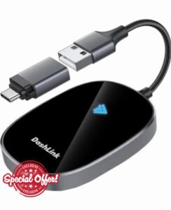 Wireless Android Auto Adapter | Converts Wired to Wireless Android Auto | Plug & Play | Easy Set Up | 2024 Upgrade | Compact and Portable Dongle | Android Auto Wireless Adapter (For Android Auto)