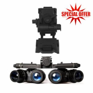 Purfresh GPNVG18 Night Vision Goggles Dummy Model with & L4G24 NVG Helmet Mount forr Military Tactical Helmet-Cosplay Pop