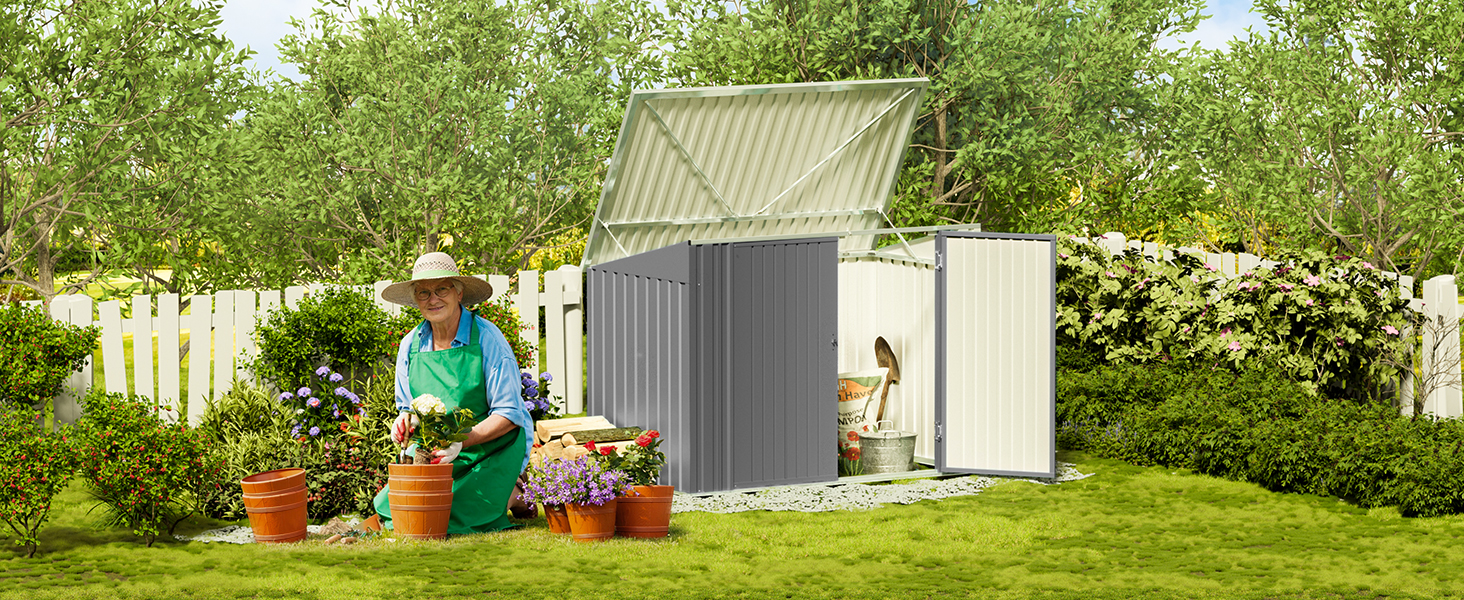 metal garden shed