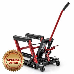 COSTWAY 680kg Hydraulic Motorcycle Lift