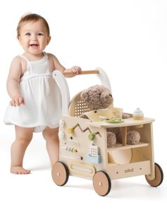 Baby Doll Stroller Toys with Activity Center Walkers for 1 2 3 Year Old