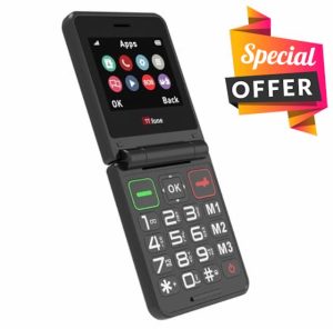 TTfone TT660 Flip Mobile Phone for Seniors - Folding Design