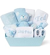 Personalised Baby Gifts - Baby Girl Comforter in its Own Pink Gift Box, Personalised Comforter fo...