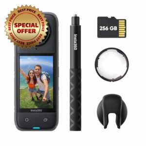 Insta360 X4 Premium Lens Guards Bundle- 8K Waterproof 360 Action Camera