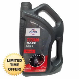 Fuchs Titan Race Pro S 5W-40 Fully Synthetic Ester Based Engine Oil - 5 LITRES