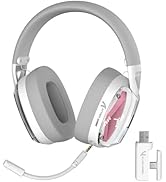 EWEADN x ATTACK SHARK L60 Ultra-light Gaming Headphone, 2.4G/BT/Wired Tri-mode, Wireless Multi-pl...