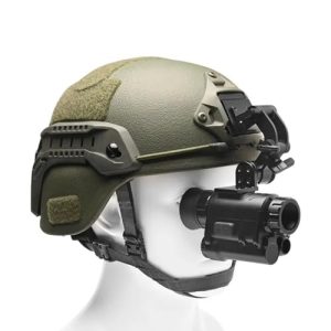 2K Helmet Mounted Night Vision Scope with 4 Color Modes 4X Magnification