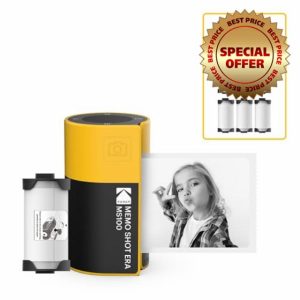 KODAK Memo Shot ERA Kids Instant Digital Camera and Photo Label Printer