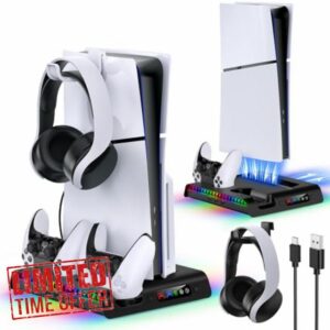 RGB Cooling Stand for PS5 Slim