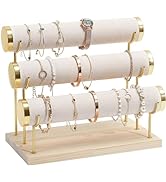 ProCase Detachable Bracelet Holder Stand, Gold Bracelet Organiser for Selling, Velvet Wrap Bracel...