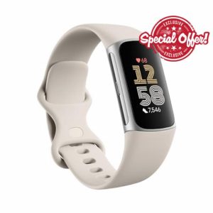 Fitbit by Google Charge 6 Activity Tracker with 6-months Premium Membership Included