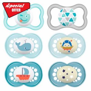 MAM Air and MAM Original Day & Night Silicone Dummies