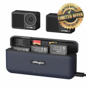 Camera Battery Charger Suitable for DJI Osmo Action 4 Battery fast charging case Osmo Action 3 charger Sports Camera Accessories