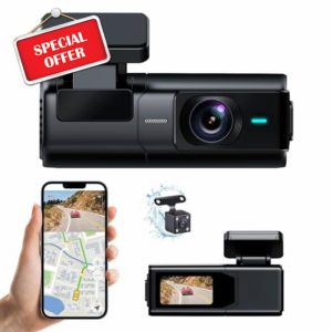 Dash Cam Front and Rear with WiFi