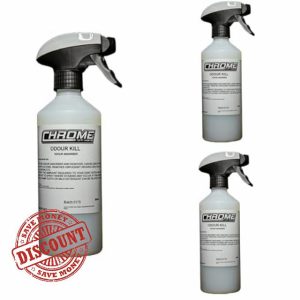 THE URBAN COMPANY CHROME (NW) ODOUR KILL 3 BOTTLES