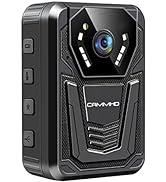 CAMMHD 1296P Body Camera with Audio and Video 11-12Hrs Video Record Night Vision IP67 Waterproof ...