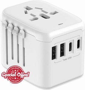 Universal International Power Travel Plug Adapter