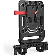 SMALLRIG V-Lock Mount Battery Plate with Dual 15mm Rod Clamp - 3016