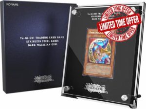 Yu-Gi-Oh! TRADING CARD GAME Stainless Steel Card: Dark Magician Girl (Amazon Exclusive)