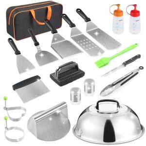 19 PCS Flat Top Grill Accessories for Blackstone Camp Chef