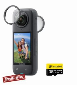 Insta360 X4 with 64GB Card Bundle