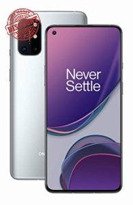 OnePlus 8T 16.6 cm (6.55") 8 GB 128 GB Dual SIM 5G USB Type-C Silver Oxygen OS 4500 mAh 8T