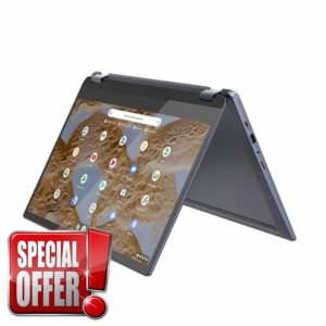 Lenovo IdeaPad Flex 3 Chromebook | 15 inch Full HD Laptop | Intel Celeron N4500 | 4GB RAM | 128GB eMMC | Chrome OS | Abyss Blue